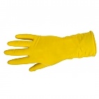 Rękawice gospodarcze z lateksu żółte 8[M] - Rękawice gospodarcze z lateksu żółte 10[XL]